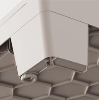 Armadio Basso Gulliver 2 Ante 80x44x100 cm in Resina con Ripiani Regolabili e Cerniere in Metallo per Interno ed Esterno Keter