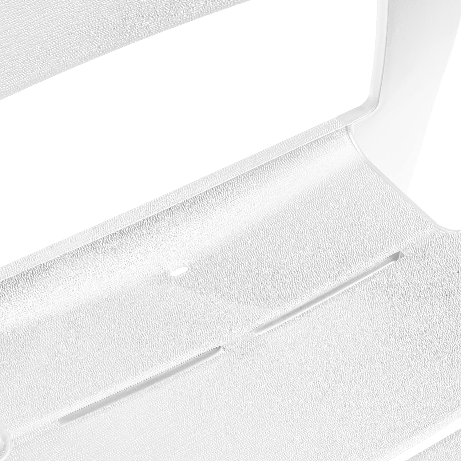 Sedia da Giardino Julie con Braccioli in Polipropilene Effetto Legno Colore Bianco Impilabile e Resistente alle Intemperie Keter