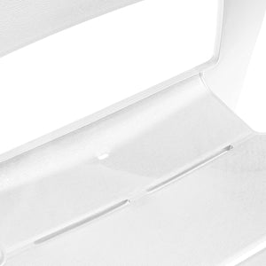 Sedia da Giardino Julie con Braccioli in Polipropilene Effetto Legno Colore Bianco Impilabile e Resistente alle Intemperie Keter