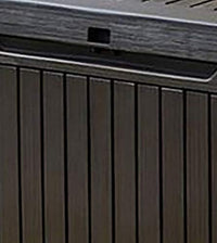Cassapanca da Giardino Springwood 305 Litri in Resina Effetto Legno Colore Brown Lucchettabile e Utilizzabile come Seduta Keter