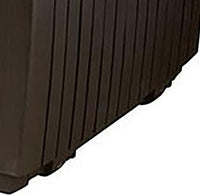Cassapanca da Giardino Springwood 305 Litri in Resina Effetto Legno Colore Brown Lucchettabile e Utilizzabile come Seduta Keter