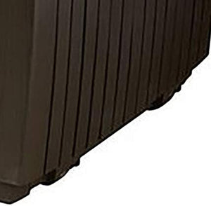 Cassapanca da Giardino Springwood 305 Litri in Resina Effetto Legno Colore Brown Lucchettabile e Utilizzabile come Seduta Keter