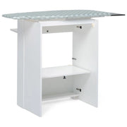 Foppapedretti 9900330710 Stiraemolla Mobile Asse da Stiro Ripiegabile con Ruote Piano 101x49 cm colore Bianco
