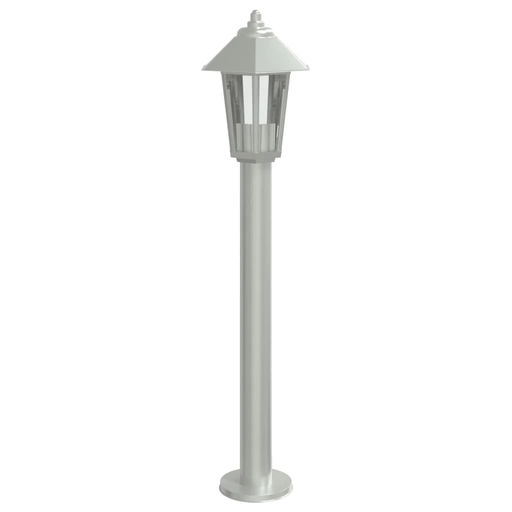 Lampada da terra per esterni in argento 80 cm in acciaio inox Argento 02_0042519