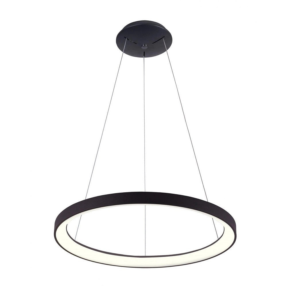 Trade Shop - Lampadario Pendente Led 42 W Cct Lampada Sospensione Circolare 58cm Luci Ufficio -
