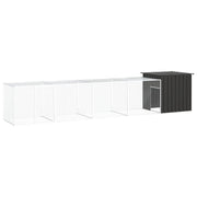 Gabbia per Polli Antracite 500x91x100 cm Acciaio Zincato cod mxl 41444