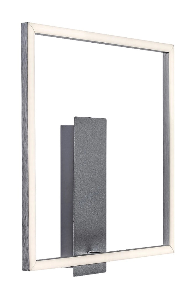 Applique LED quadrata 14W argento 4000K Rabalux Tumnus
