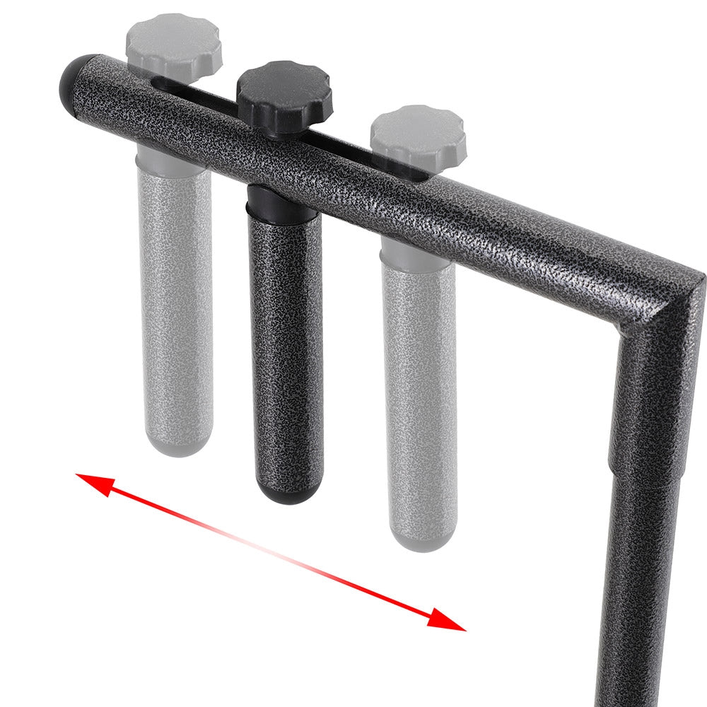 Tavolino Balcone Pieghevole Metallo e Polyrattan 2 Porta Bicchieri Regolabile Bianco