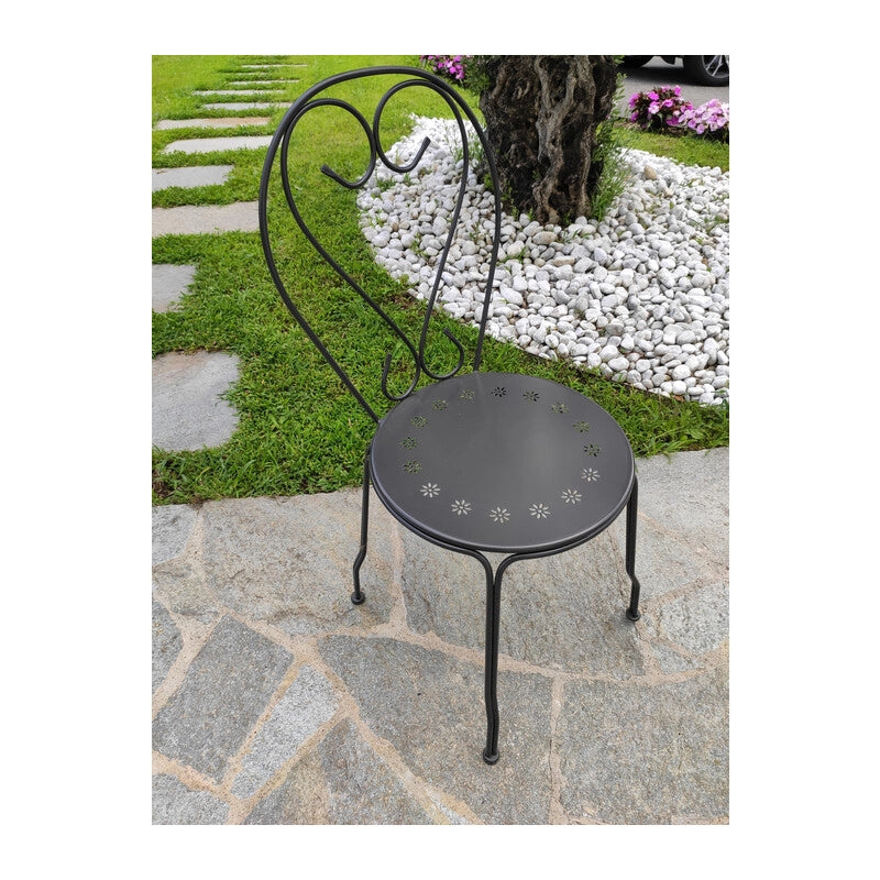 SEDIA SORRENTO NERO OPACO  015797- 4,0 pz