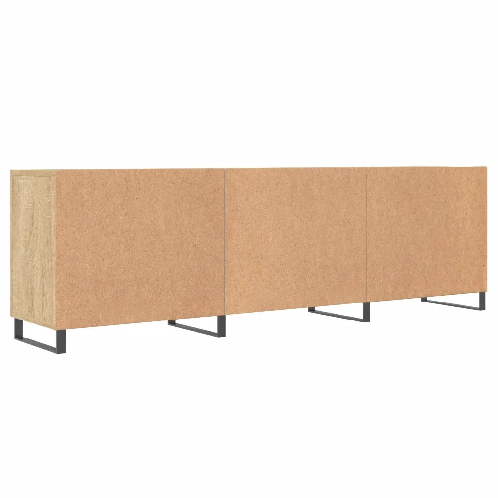 Mobile Porta TV Rovere Sonoma 150x30x50 cm in Legno Multistrato 829119