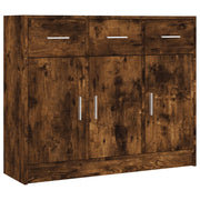 Credenza cassettiera armadio mobile contenitore organizer per cucina soggiorno salotto 91 x 28 x 75 cm legno ingegnerizzato marrone 02_0031131