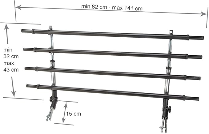 PARATIA DI SICUREZZA PER TRASPORTO ANIMALI cm 82/141 x 51 x h 32/43  - FERPLAST