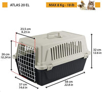 TRASPORTINO 'ATLAS' 'Atlas 20EL' - cm 37 x 58 x h 32 (portata max 8 kg)  - FERPLAST