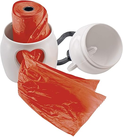 CONTENITORE SACCHETTI RACCOLTA DEIEZIONI ANIMALI 'DUDU'' cm 5,5 x h.9- 5 pezzi  - FERPLAST