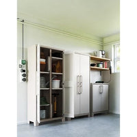 ARMADIO TUTTOPIANI IMPERMEABILE GULLIVER KETER  PPL SABBIA BEIGE 2 ANTE CM 80X44 H.CM 182