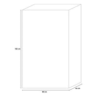 ARMADIO TUTTOPIANI IMPERMEABILE GULLIVER KETER  PPL SABBIA BEIGE 2 ANTE CM 80X44 H.CM 182