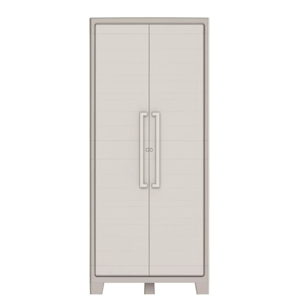 ARMADIO MULTISPACE IMPERMEABILE GULLIVER KETER  PPL SABBIA BEIGE 2 ANTE CM 80X44 H.CM 182