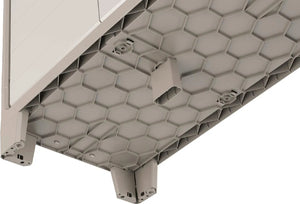 ARMADIO MULTISPACE IMPERMEABILE GULLIVER KETER  PPL SABBIA BEIGE 2 ANTE CM 80X44 H.CM 182