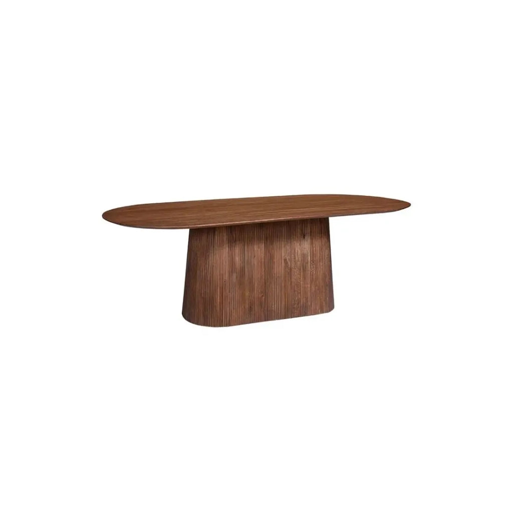 Collezione tavolo RIMBAUD effetto legno marrone chiaro lunghezza 230 cm