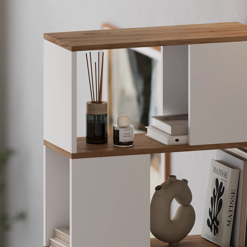Vicco Divisorio per ambienti Rovere bianco/dorato 60 x 186 cm
