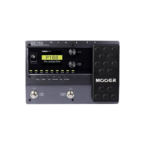 Multieffetto chitarra mooer ge150 black e green - 6971889220015