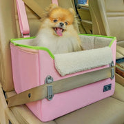 Hondenmand Auto con Cintura - Sedia per Cani Auto - Autostoica per Cani - Sedia per Cani con Cintura - Sedia per Cani Auto - con Cintura di Sicurezza