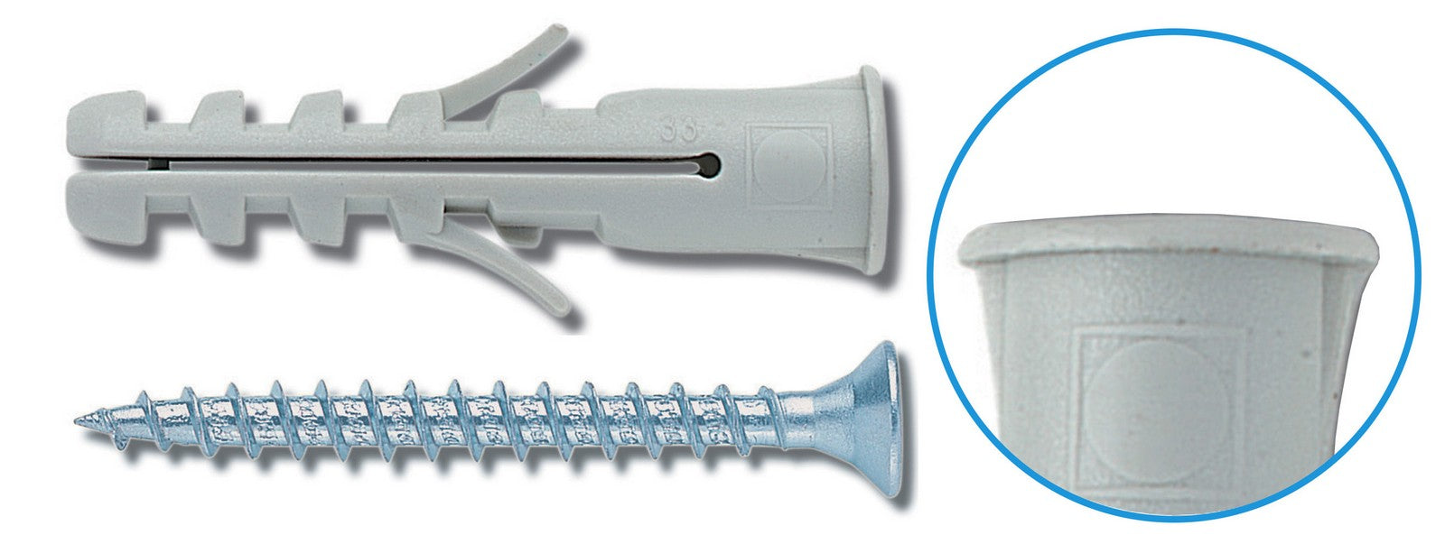 elematic conf.10 tassello con bordo 5 mm con vite cod:ferx.6909