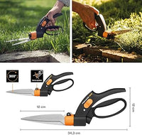 FORBICE GIREVOLE PER ERBA- - mm.330 (113680) - 1 blister FISKARS