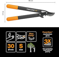 TRONCARAMI BYPASS A UNCINO POWERGEAR (S) L72  lunghezza cm.46 (112200)    FISKARS