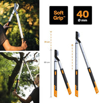 TRONCARAMI TELESCOPICO SMARTFIT L86  manico allungabile cm.66,5/cm.91,5 (112500)    FISKARS