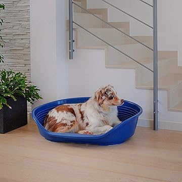 LETTINO PER ANIMALI 'SIESTA DELUXE' N.8 - cm 82 x 59,5 x h.25 / blu  - FERPLAST