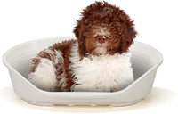 LETTINO PER ANIMALI 'SIESTA DELUXE' N.8 - cm 82 x 59,5 x h.25 / bianco  - FERPLAST