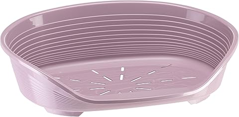 LETTINO PER ANIMALI 'SIESTA DELUXE' N.8 - cm 82 x 59,5 x h.25 / viola  - FERPLAST