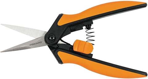 FORBICE RACCOLTA E FIORI SOLID SNIP CON MICRO PUNTA SP13  cm.14 (1051600)    FISKARS