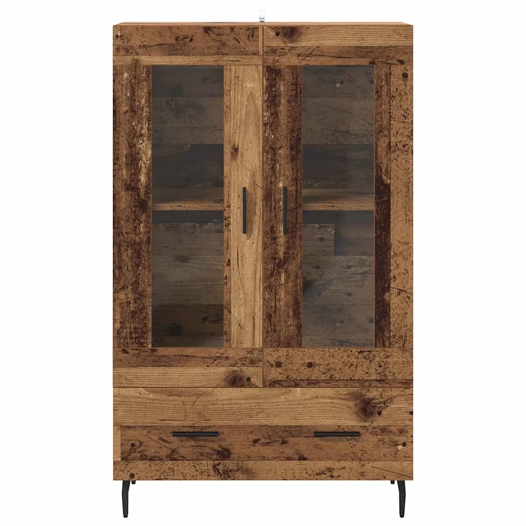 Credenza | Madia | Buffet da pranzo | Armadio da pranzo Legno vecchio 69,5 x 31 x 115 cm Legno multistrato