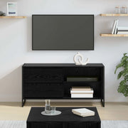 Mobile TV Rovere Nero 100 x 36 x 49,5 cm Legno multistrato 886558