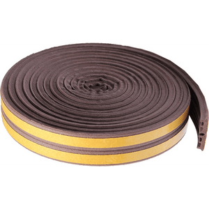 PARAFREDDO PER PORTE E FINESTRE IN GOMMA mm 9x6 mt - col. Marrone - GEKO