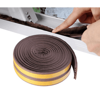 PARAFREDDO PER PORTE E FINESTRE IN GOMMA mm 9x6 mt - col. Marrone - GEKO