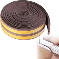 PARAFREDDO PER PORTE E FINESTRE IN GOMMA mm 9x6 mt - col. Marrone - GEKO