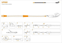 IMPUGNATURA + FETTUCCIA UPX82 FISKARS - 1 confezioni