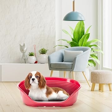 LETTINO PER ANIMALI 'SIESTA DELUXE' N.6 - cm 70,5 x 52 x h.23,5 / bordeaux  - FERPLAST