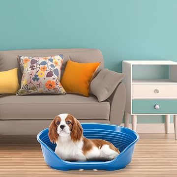 LETTINO PER ANIMALI 'SIESTA DELUXE' N.6 - cm 70,5 x 52 x h.23,5 / blu  - FERPLAST