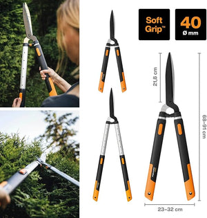 FORBICE SIEPE SMARTFIT HS86 FISKARS  MANICI TELESCOPICI MM 675/925