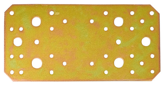 PIASTRINA DI GIUNZIONE DIRITTA  mm. 200x90 L in acciaio tropicalizzato 20.00 pz