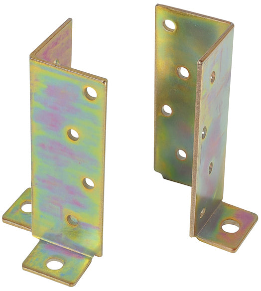 SUPPORTO PER TRAVI IN LEGNO MEDIO  mm. 45x45x130 in acciaio tropicalizzato 20.00 pz