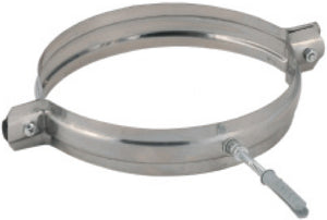 COLLARE INOX PER TUBI VITE E TASSELLO Ø cm.10, pz.2