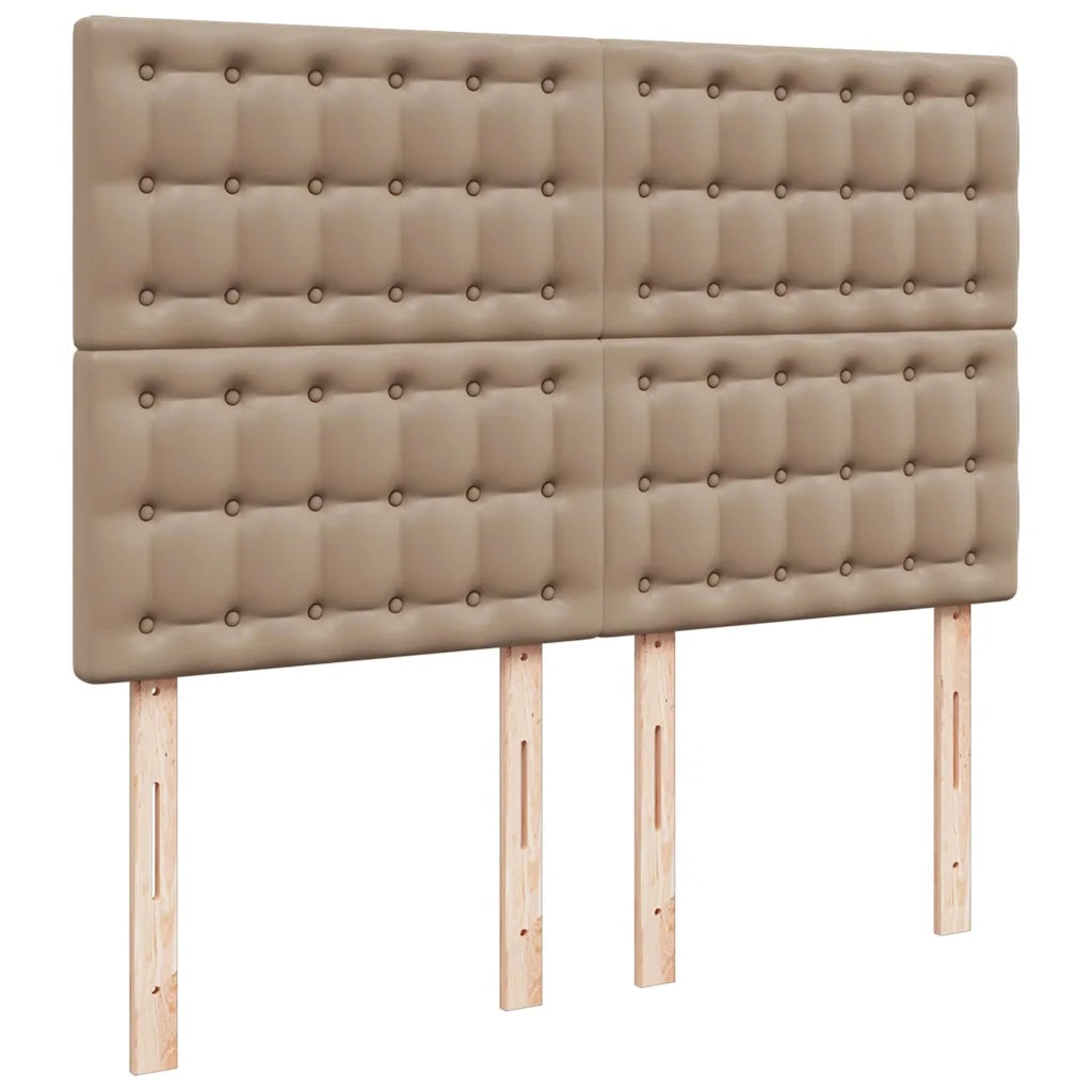 Struttura Letto Pouf con Materasso 140x190 cm Similpelle