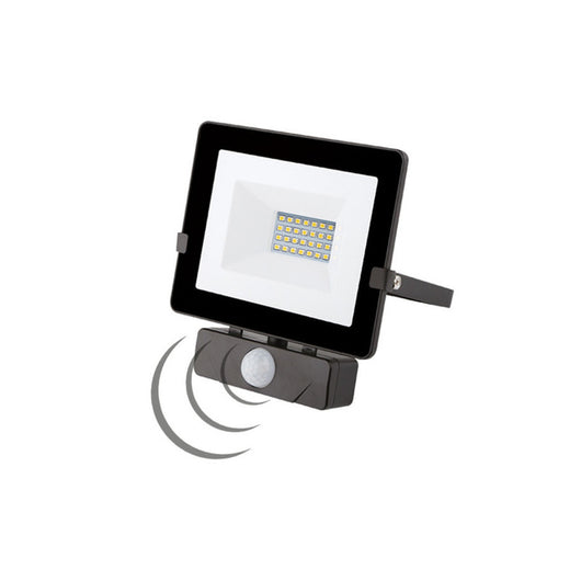 PROIETTORE LED C/SENSORE W20 NERO K4000- 1,0 pz