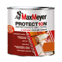 MAX IMPREGNANTE GEL CERA SOLVENTE NOCE SC. 750 ML- 4,0 pz