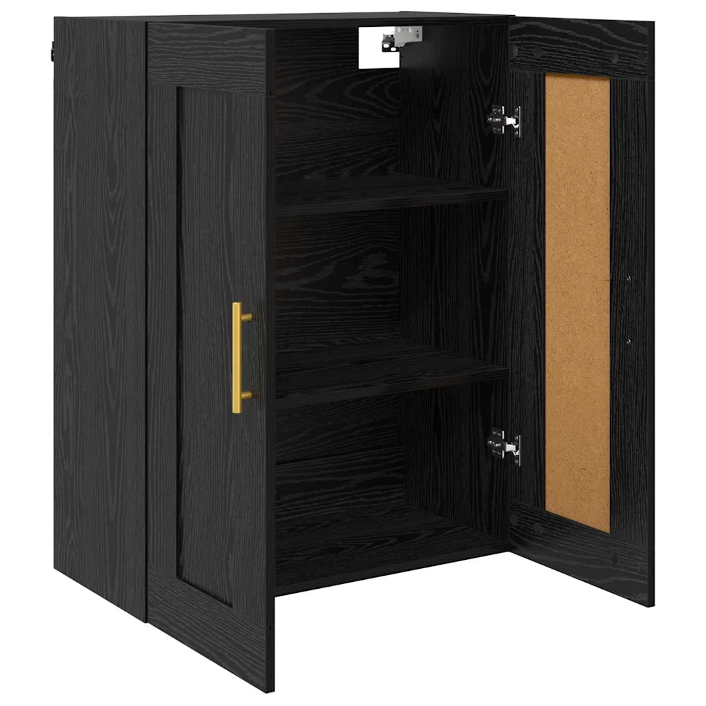 Pensile Rovere Nero 69,5 x 34 x 90 cm Legno multistrato 882426